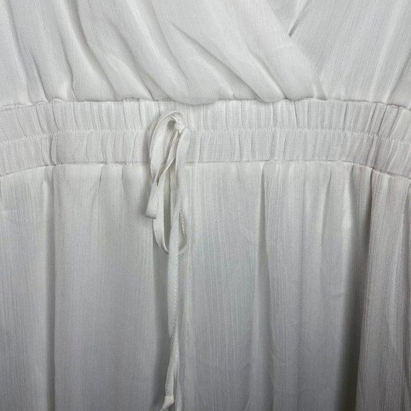 White Trixxi Summer Short Romper Size L - Picture 3 of 4